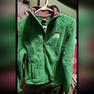 NorthFace green fleece